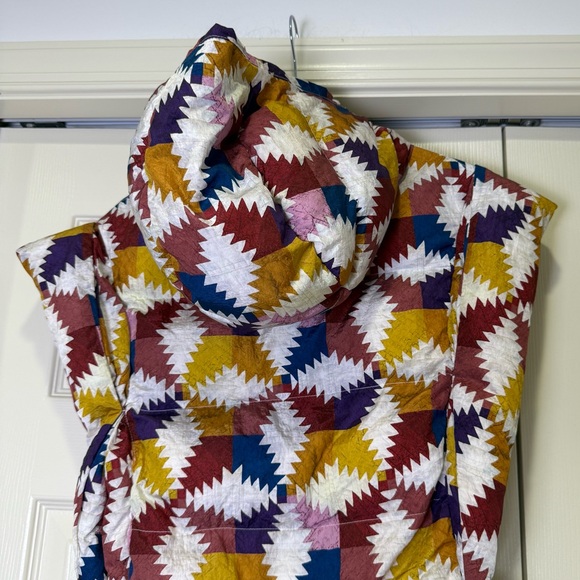 Isabel Marant Rare Multicolor Hoodia Cropped Puffer Vest Hooded Women’s One Size - Picture 14 of 16